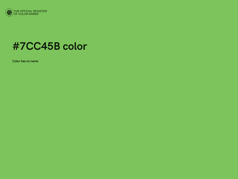 #7CC45B color image