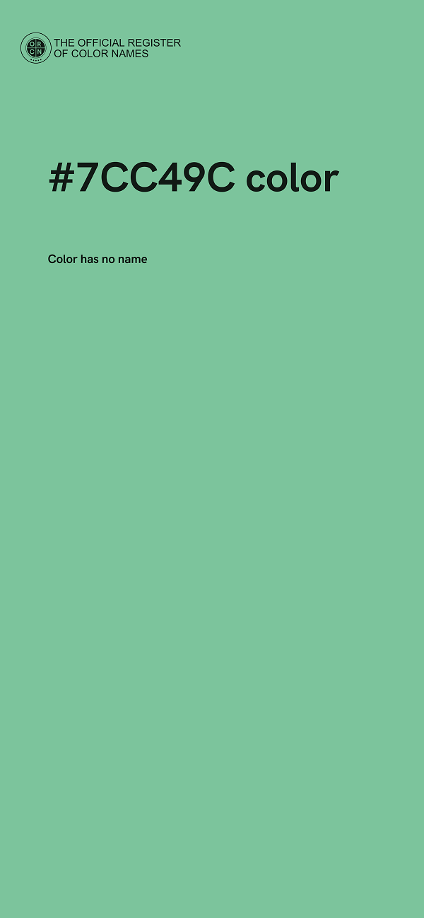 #7CC49C color image