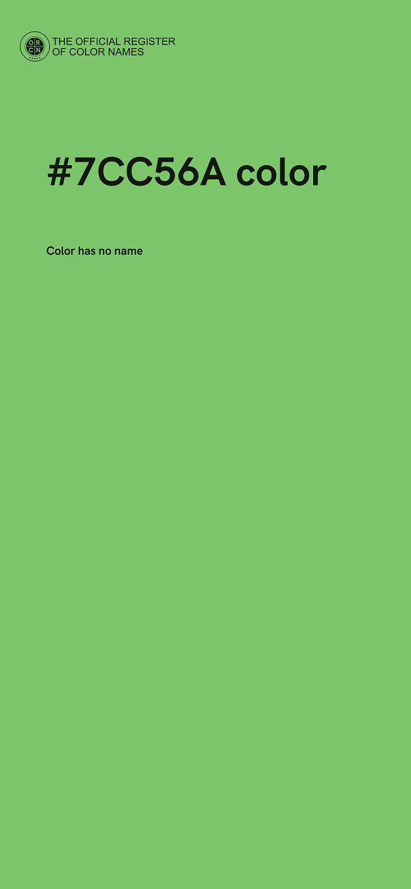 #7CC56A color image