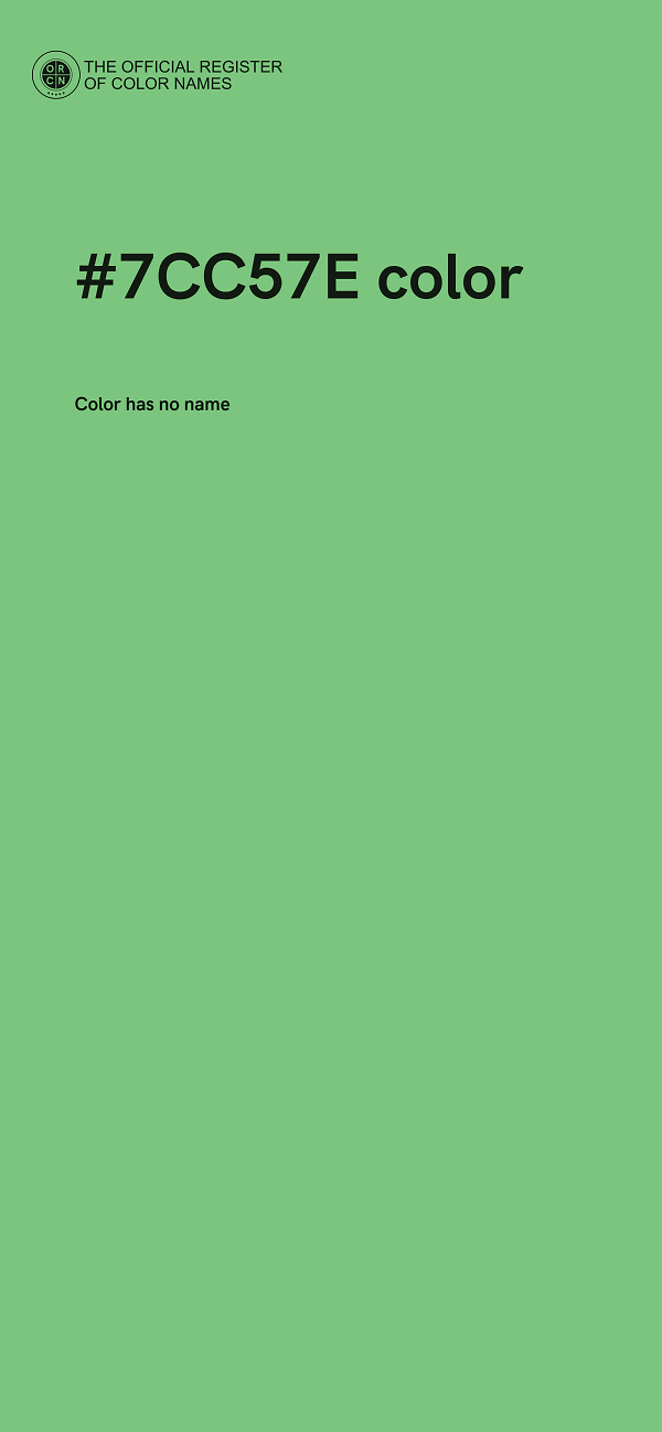 #7CC57E color image