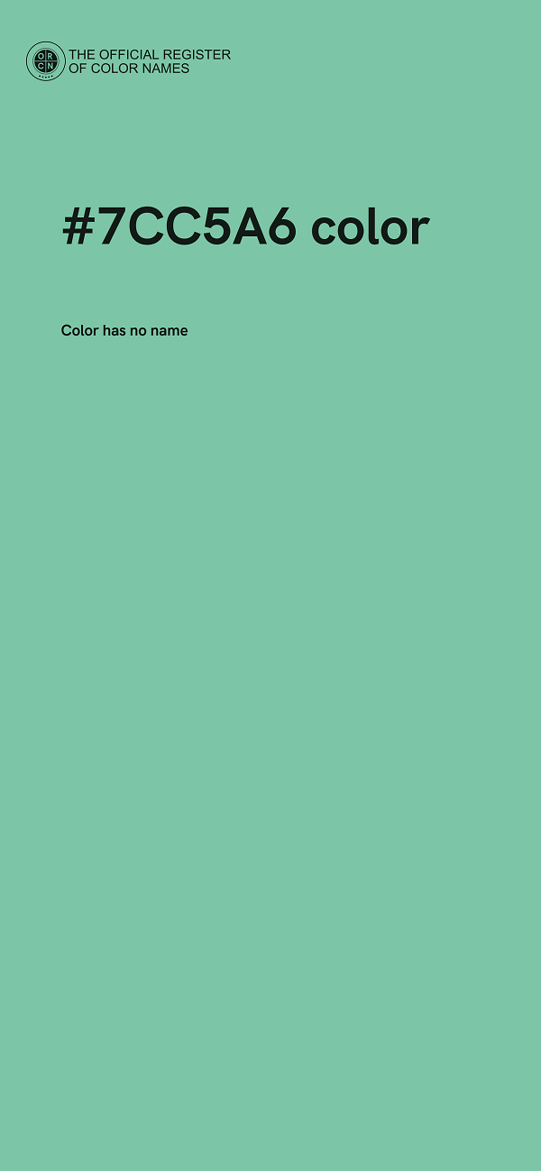 #7CC5A6 color image