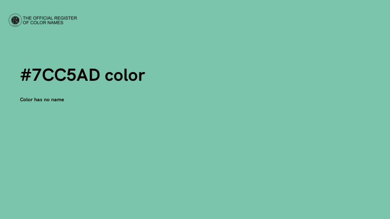 #7CC5AD color image