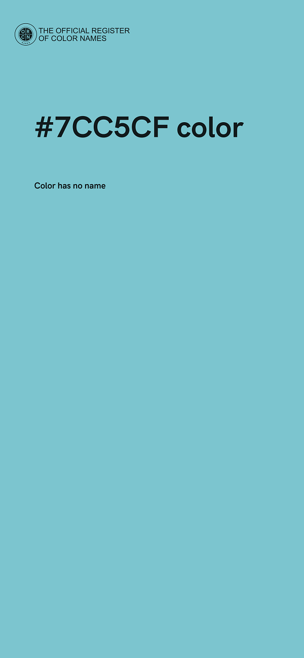 #7CC5CF color image