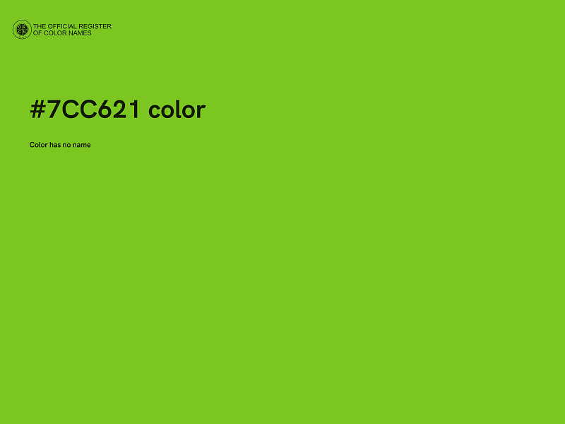 #7CC621 color image