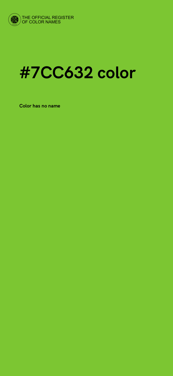 #7CC632 color image
