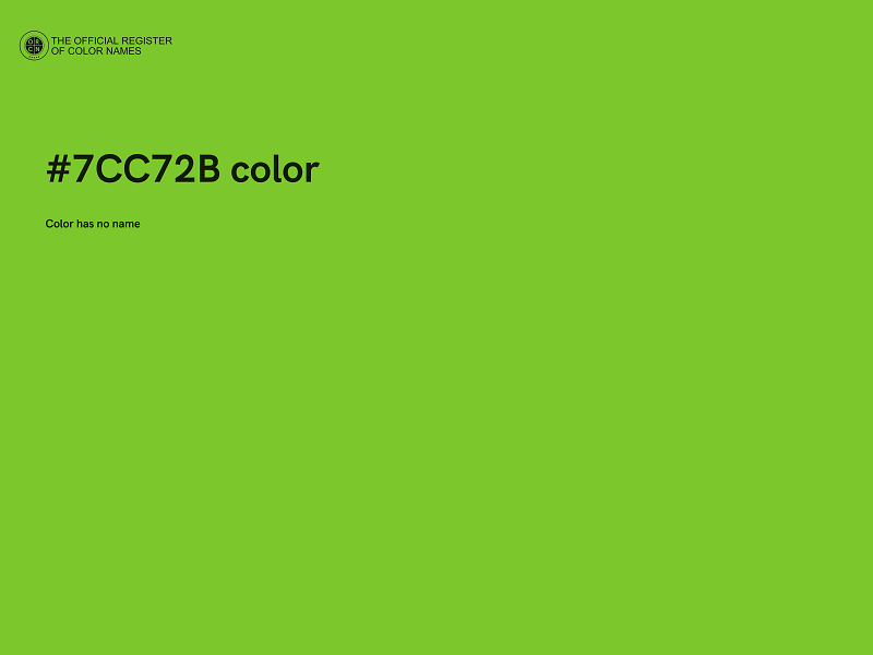 #7CC72B color image