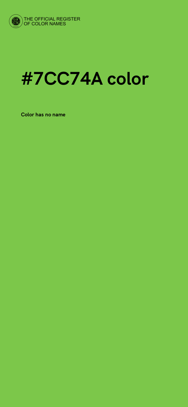 #7CC74A color image