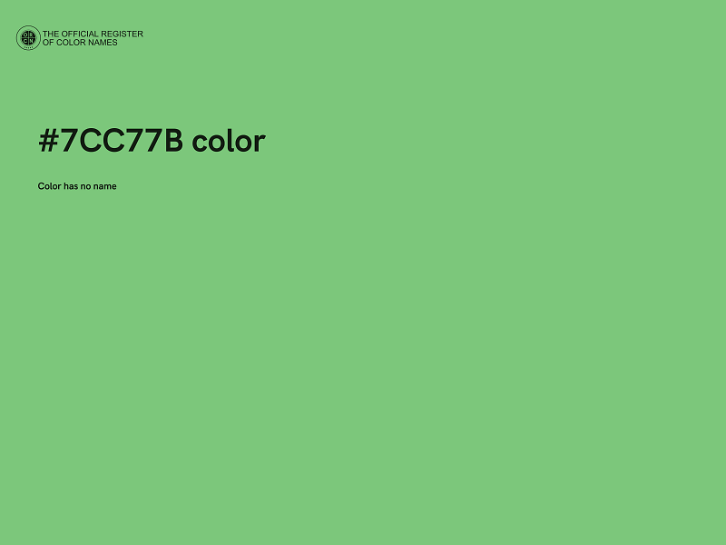 #7CC77B color image