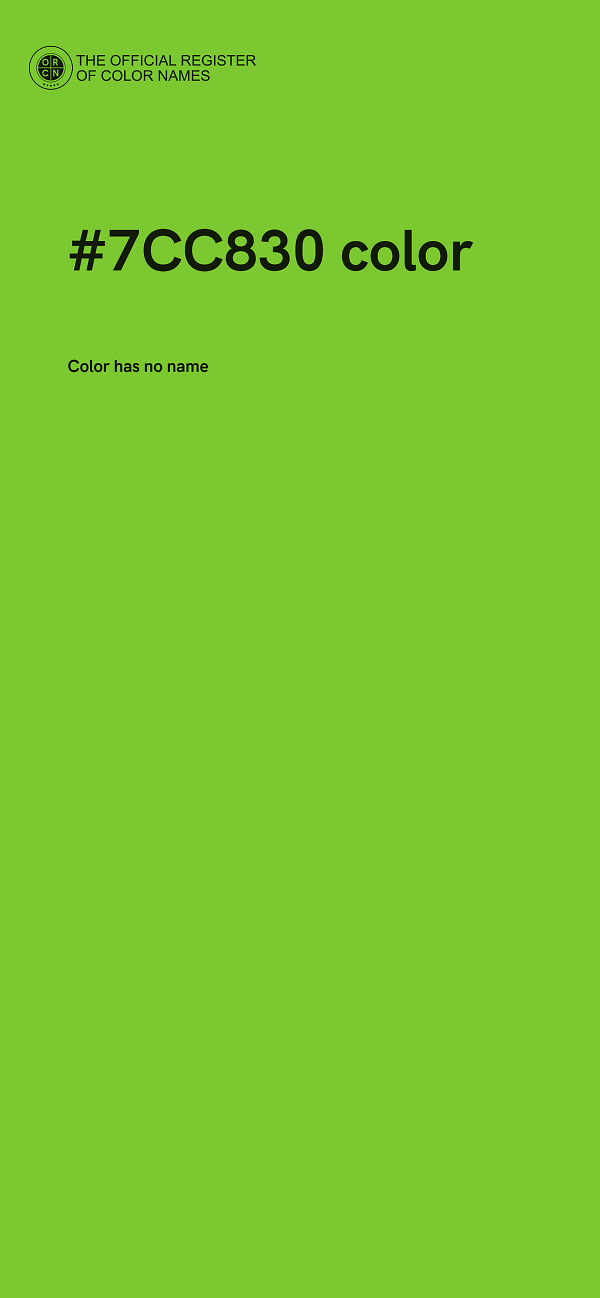 #7CC830 color image