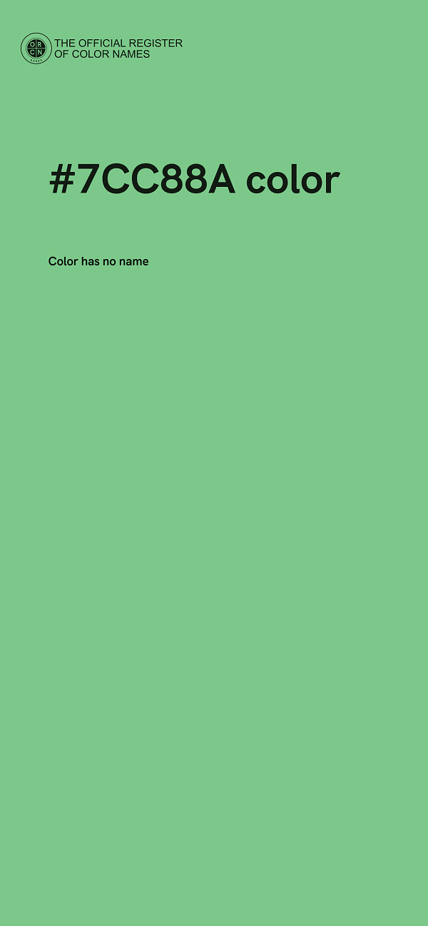 #7CC88A color image
