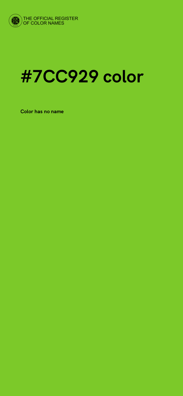 #7CC929 color image