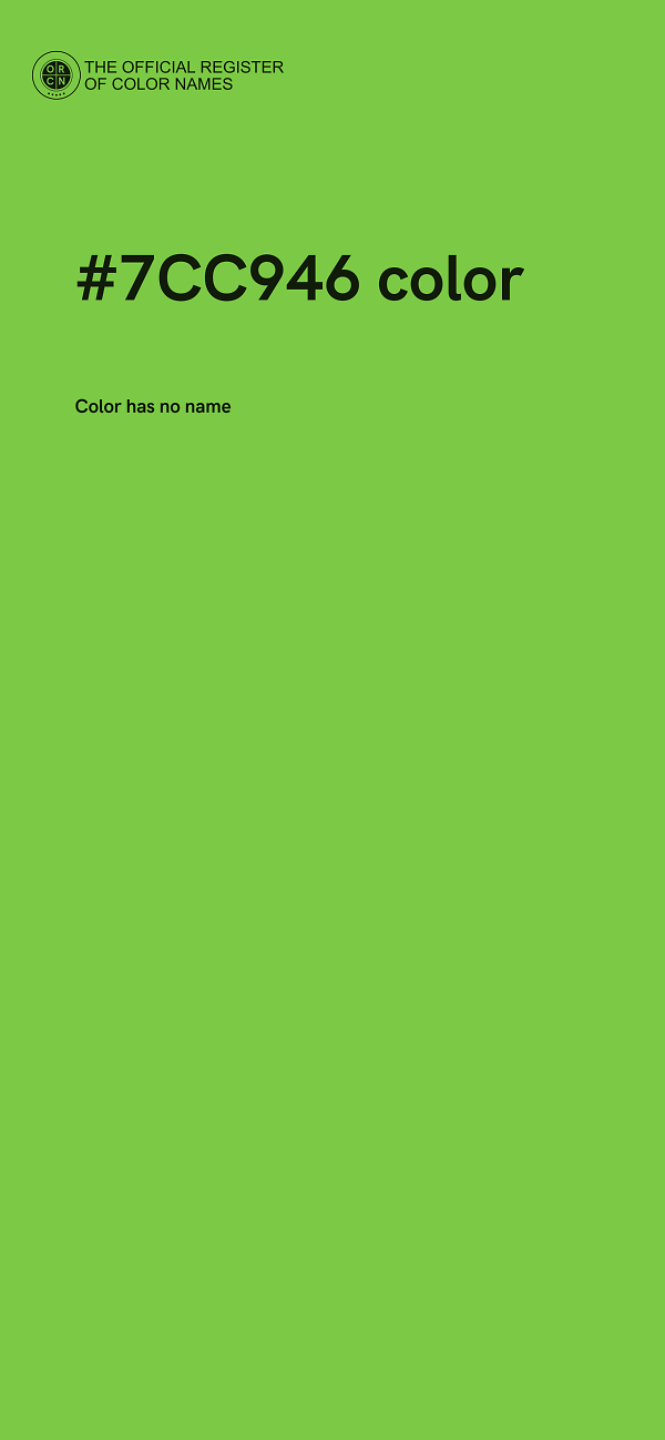 #7CC946 color image