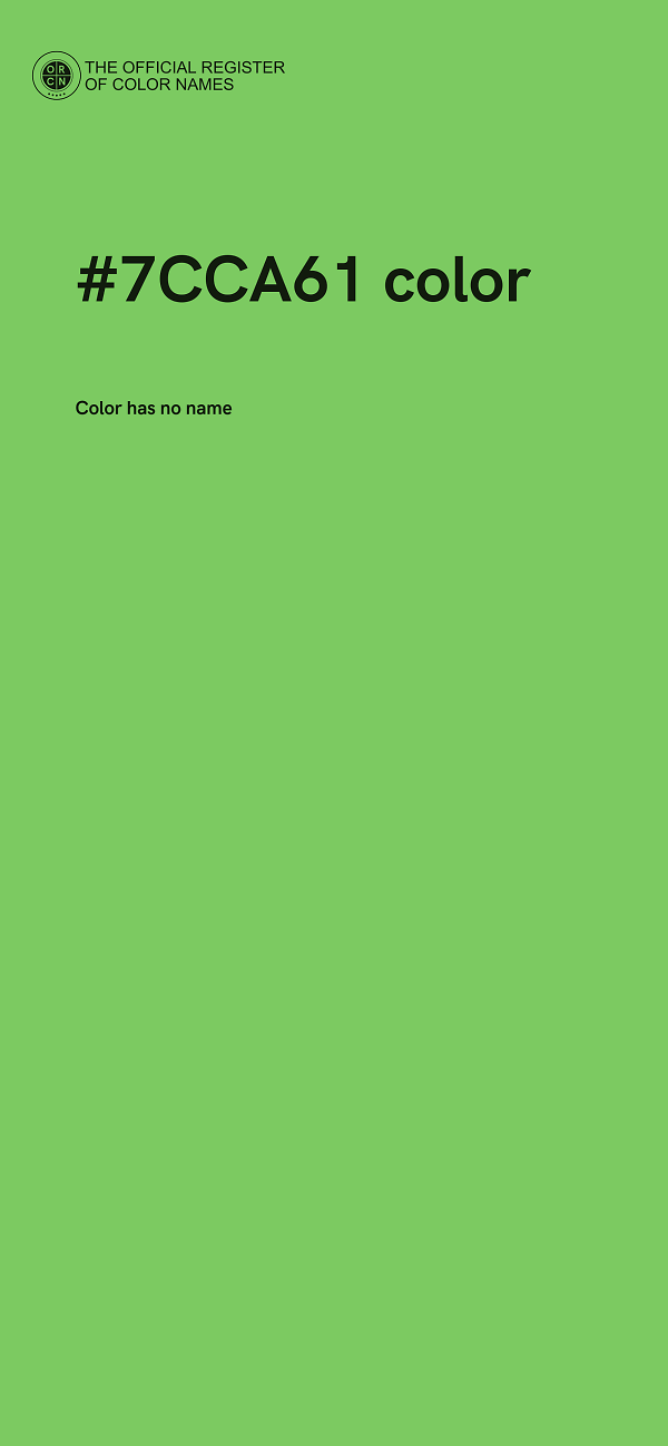 #7CCA61 color image