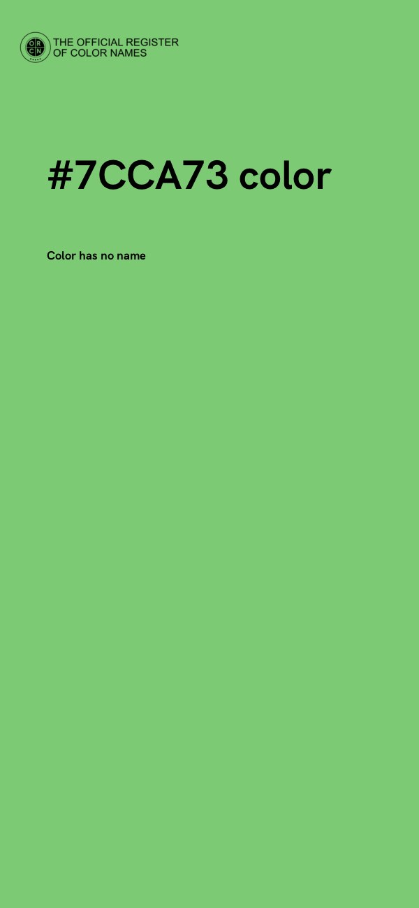 #7CCA73 color image
