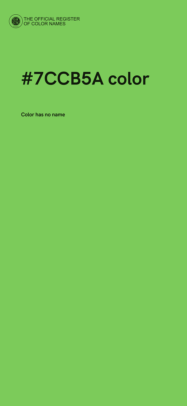 #7CCB5A color image
