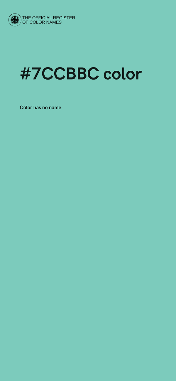#7CCBBC color image