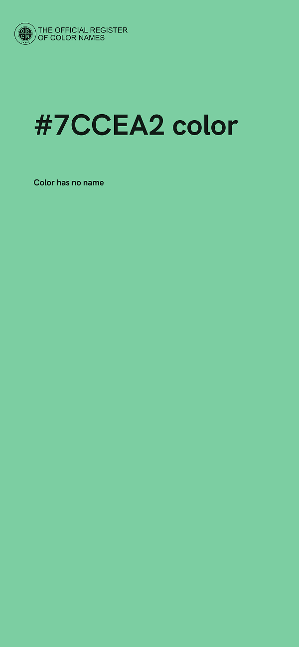 #7CCEA2 color image