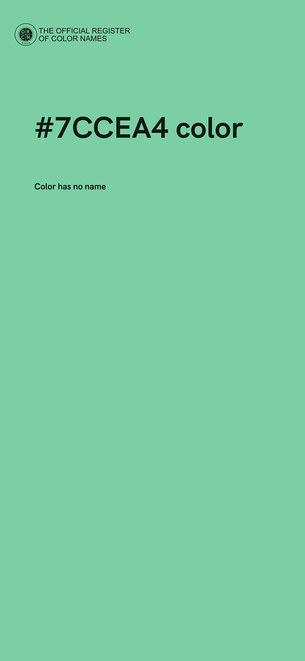 #7CCEA4 color image