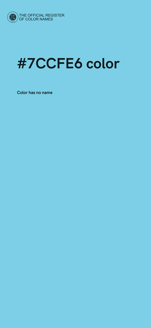 #7CCFE6 color image