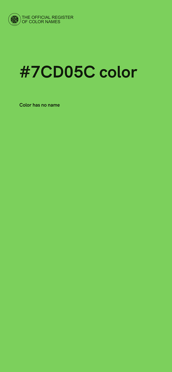 #7CD05C color image