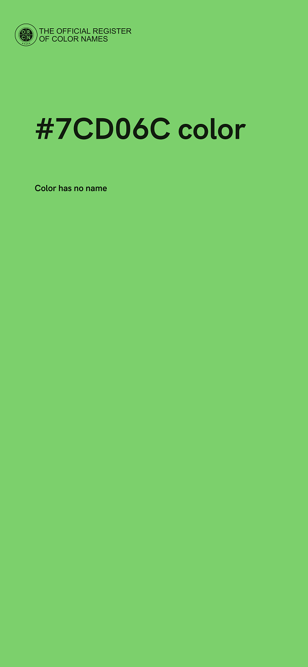 #7CD06C color image