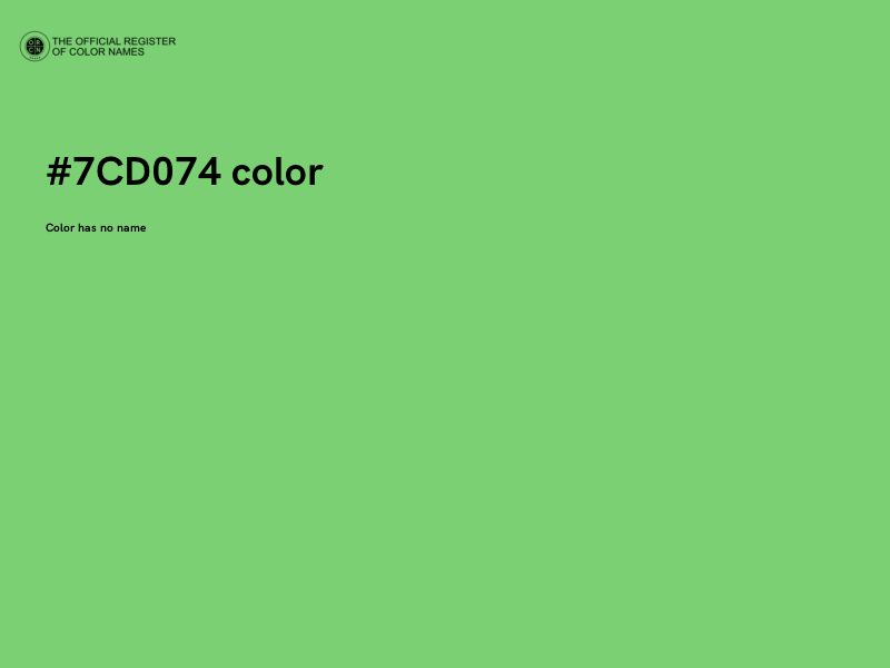 #7CD074 color image