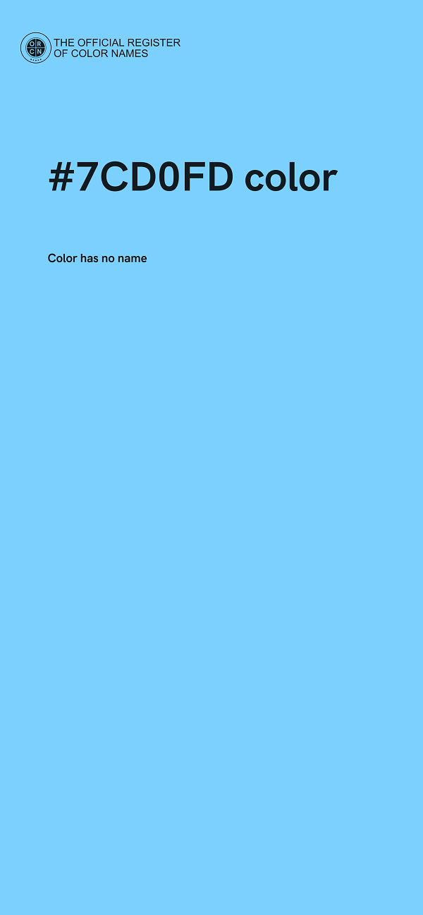 #7CD0FD color image