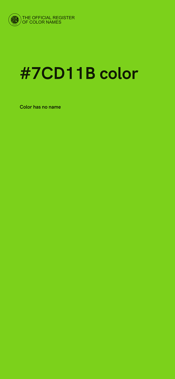 #7CD11B color image