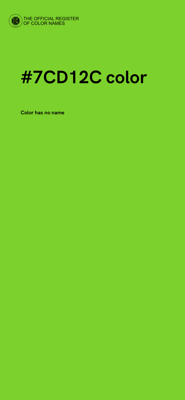 #7CD12C color image