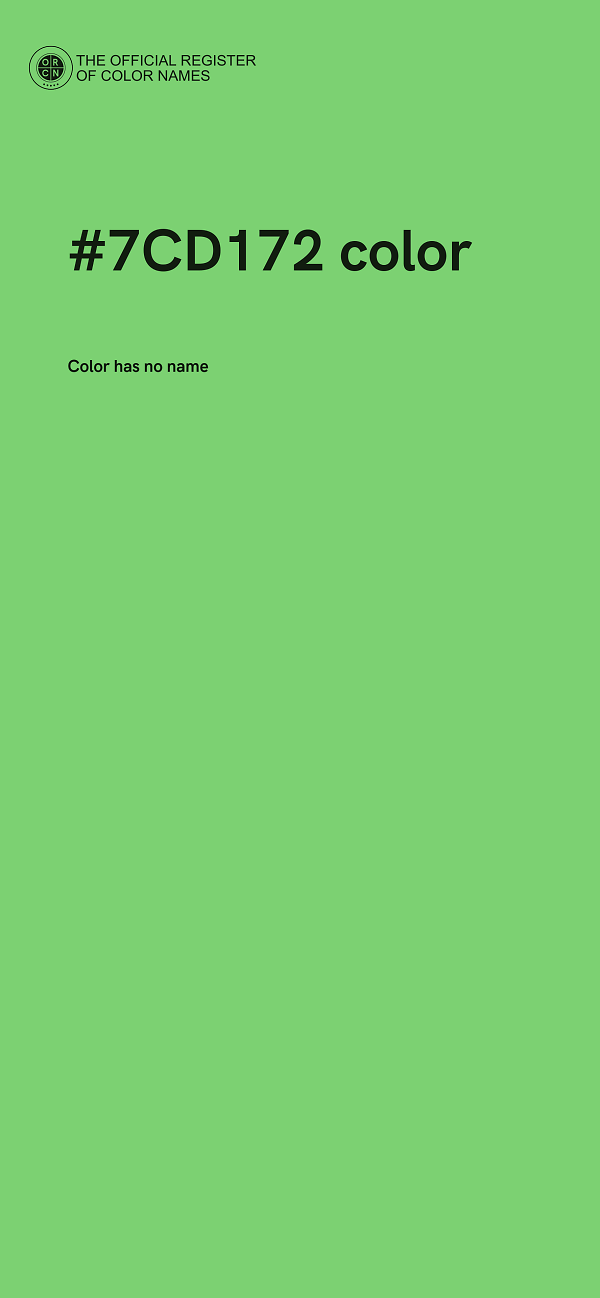 #7CD172 color image