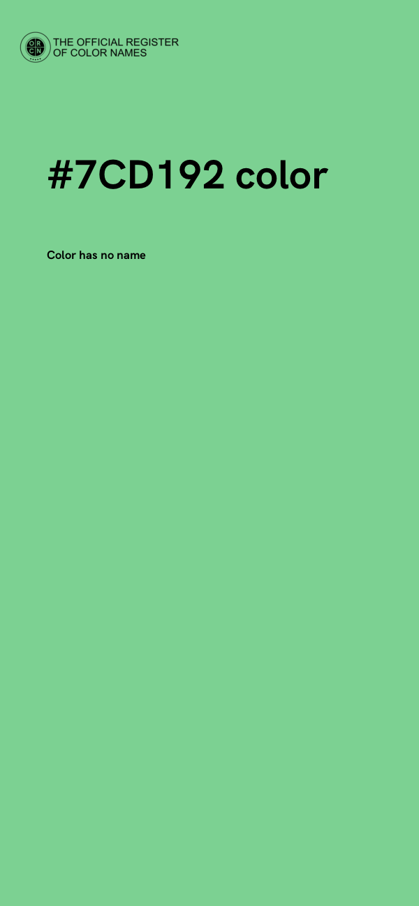 #7CD192 color image