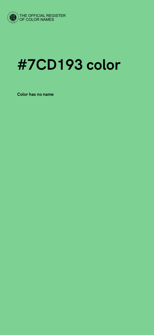 #7CD193 color image