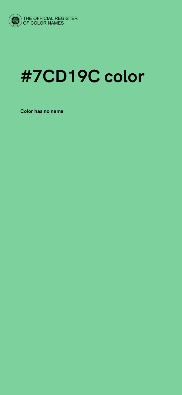 #7CD19C color image