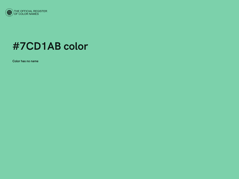 #7CD1AB color image