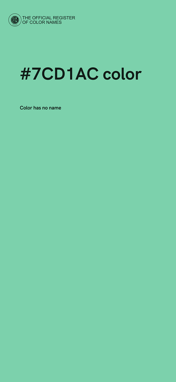 #7CD1AC color image