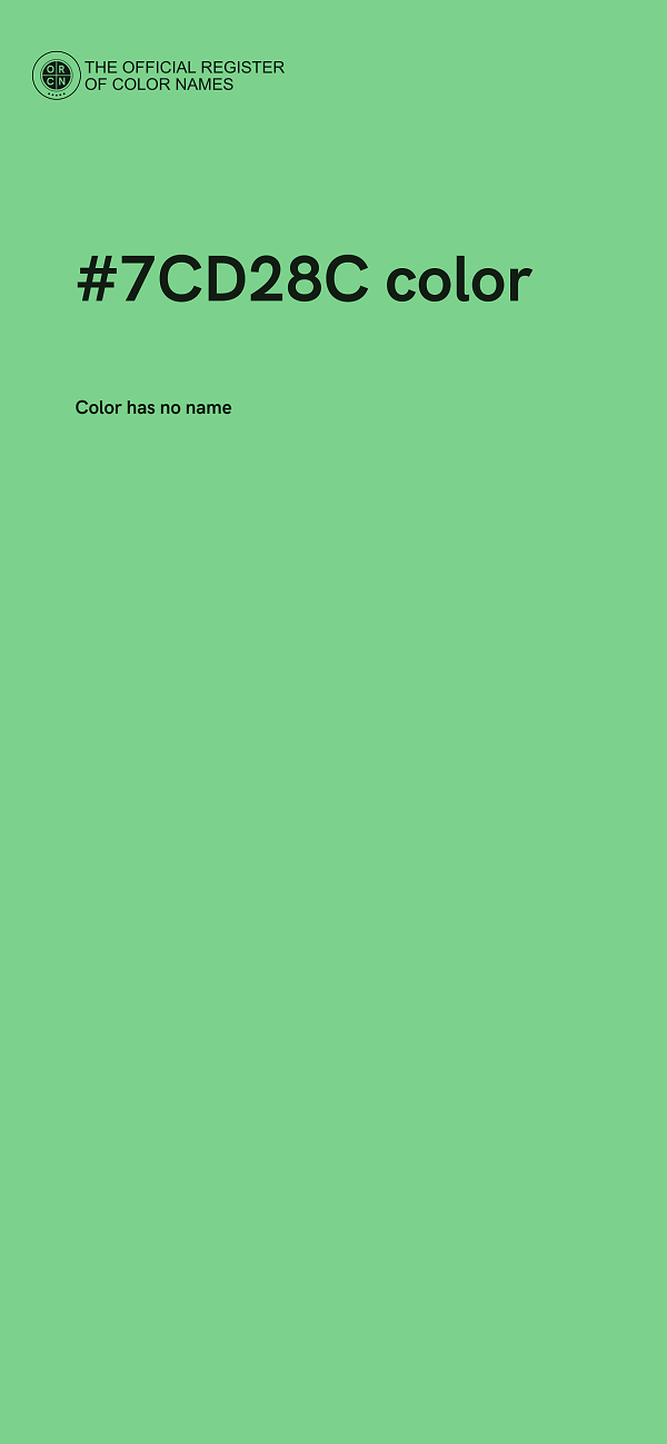 #7CD28C color image