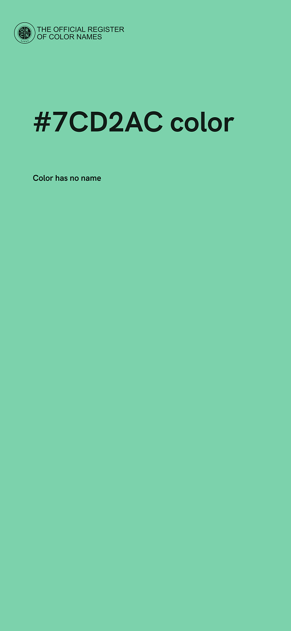 #7CD2AC color image