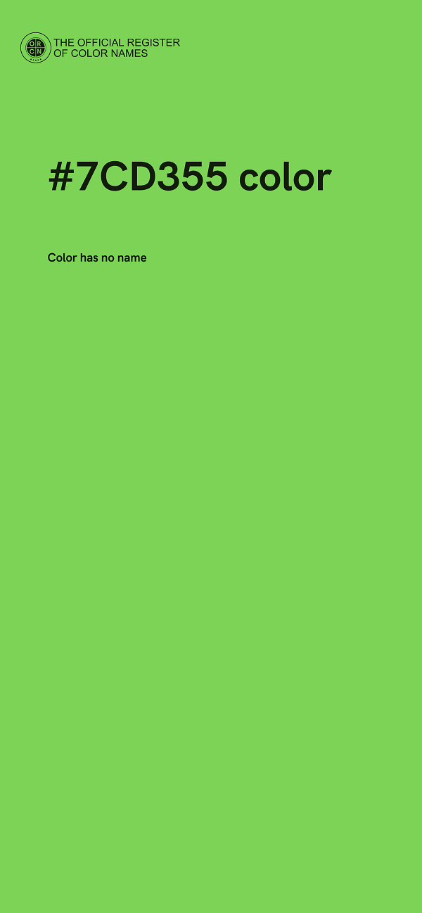 #7CD355 color image