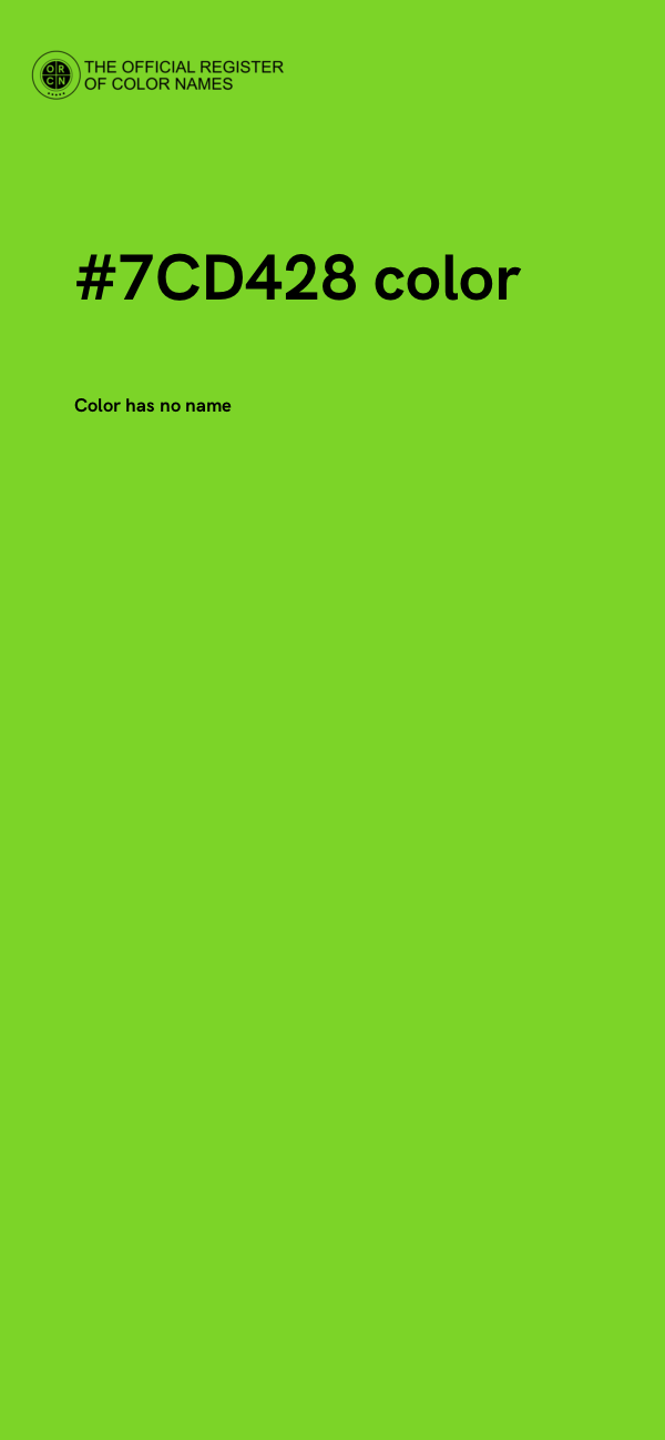 #7CD428 color image