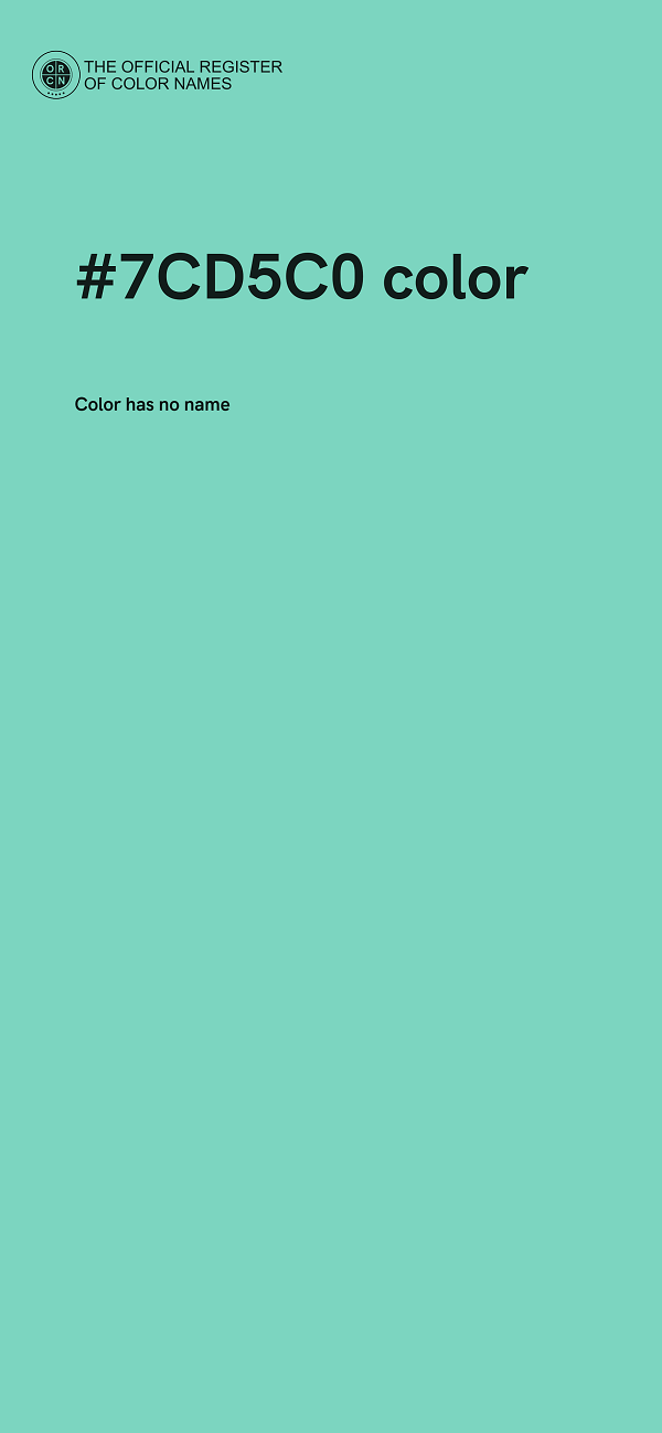 #7CD5C0 color image
