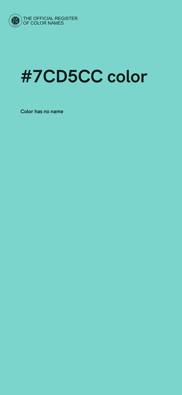 #7CD5CC color image