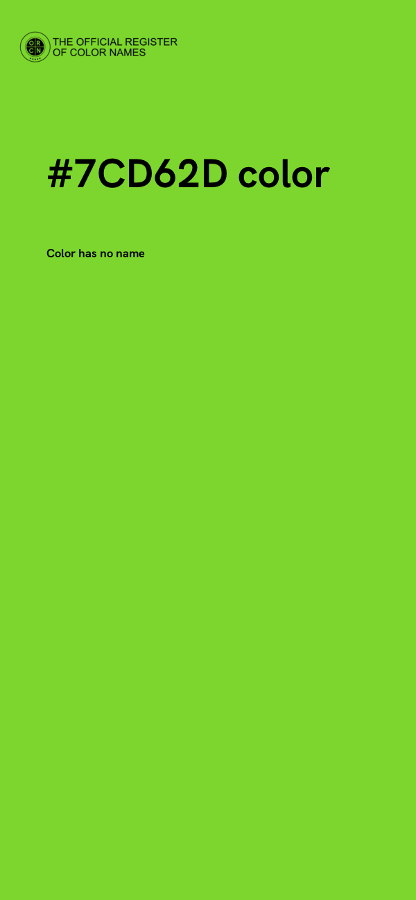 #7CD62D color image