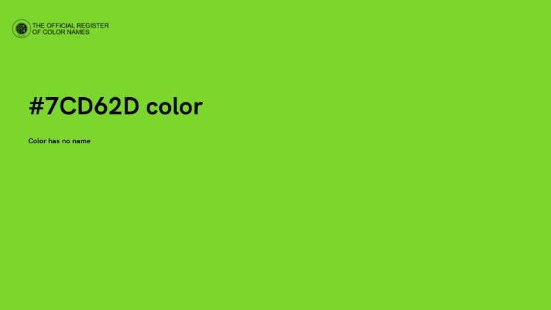 #7CD62D color image