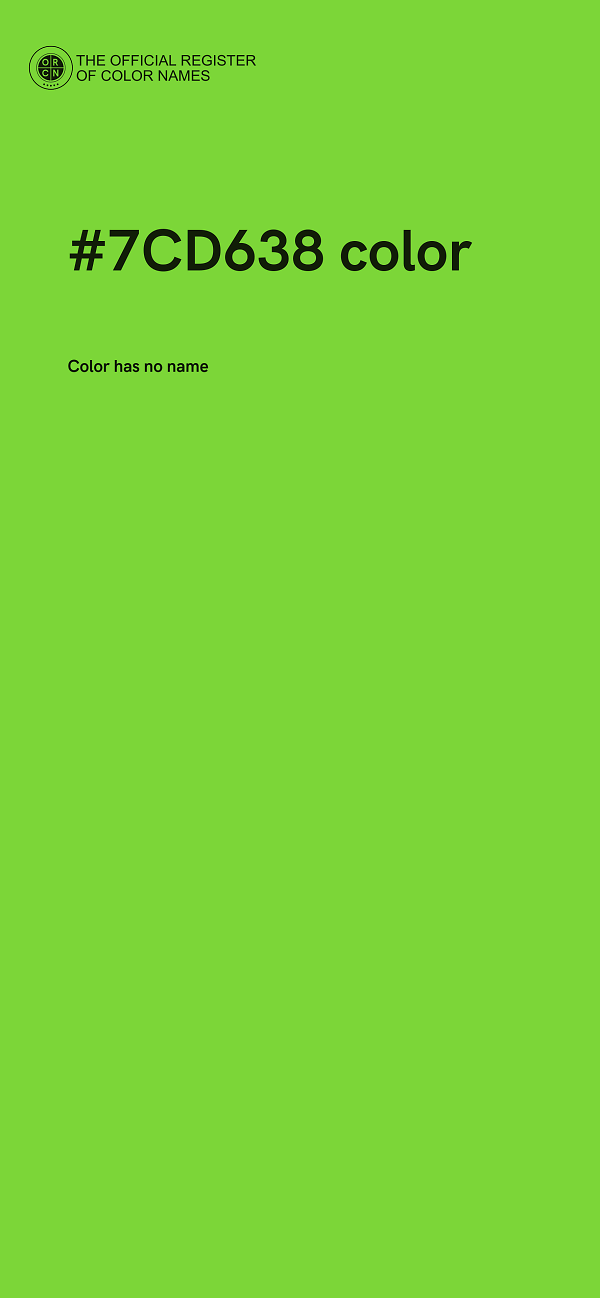 #7CD638 color image