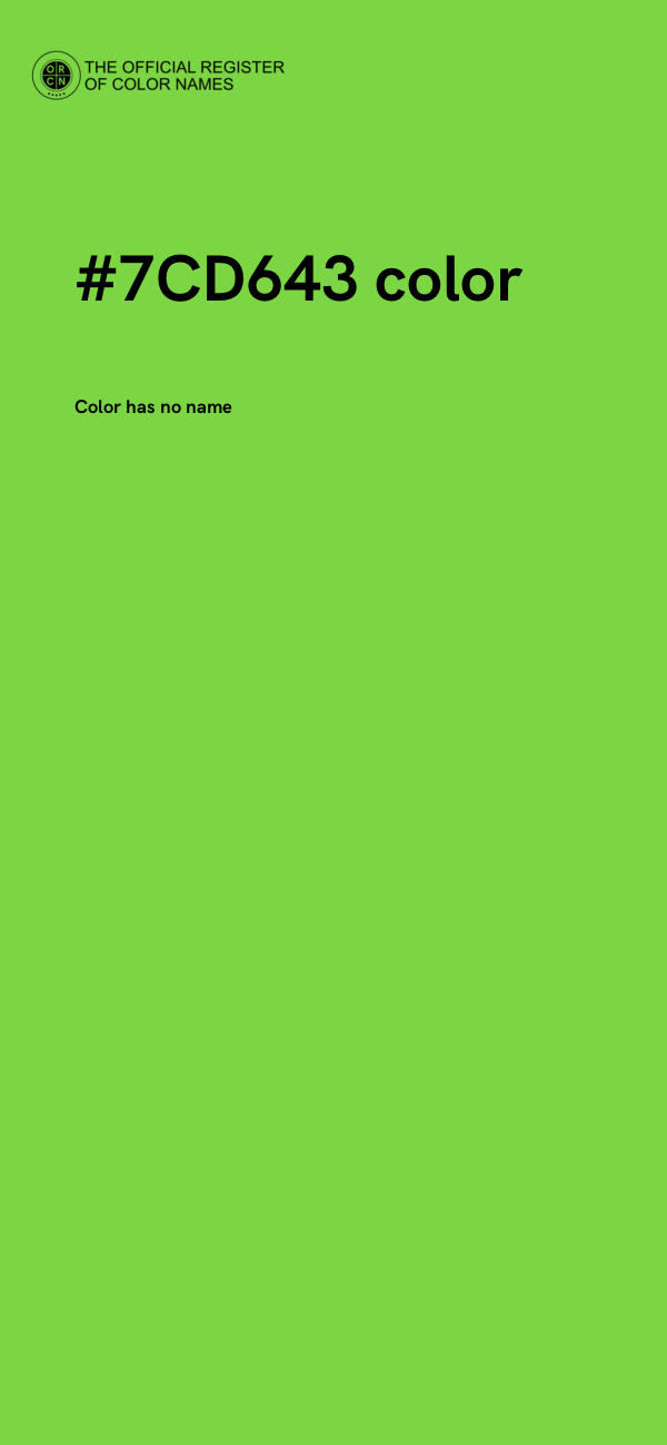 #7CD643 color image
