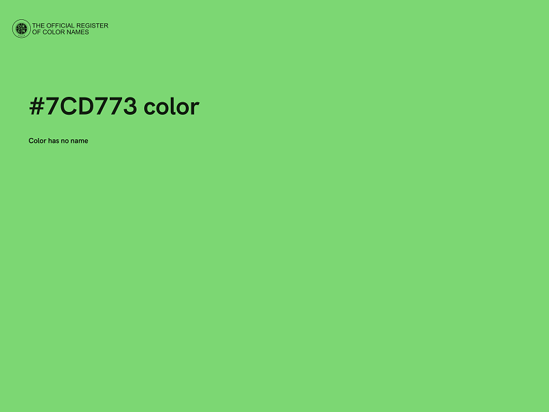 #7CD773 color image