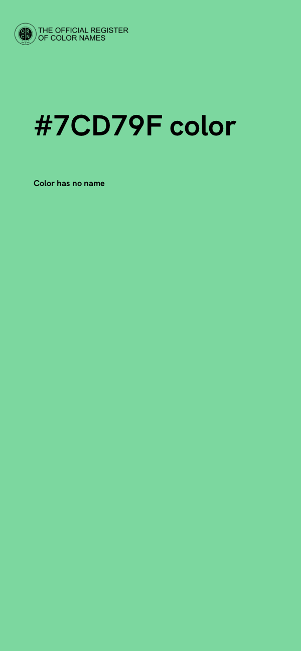 #7CD79F color image