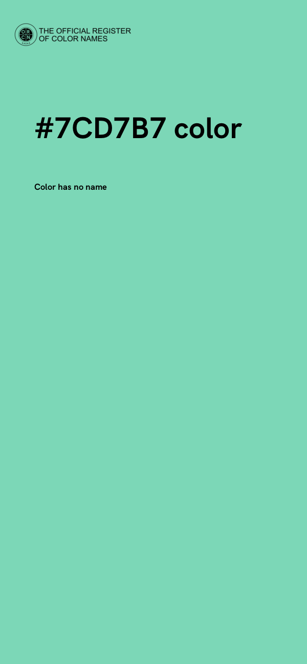 #7CD7B7 color image