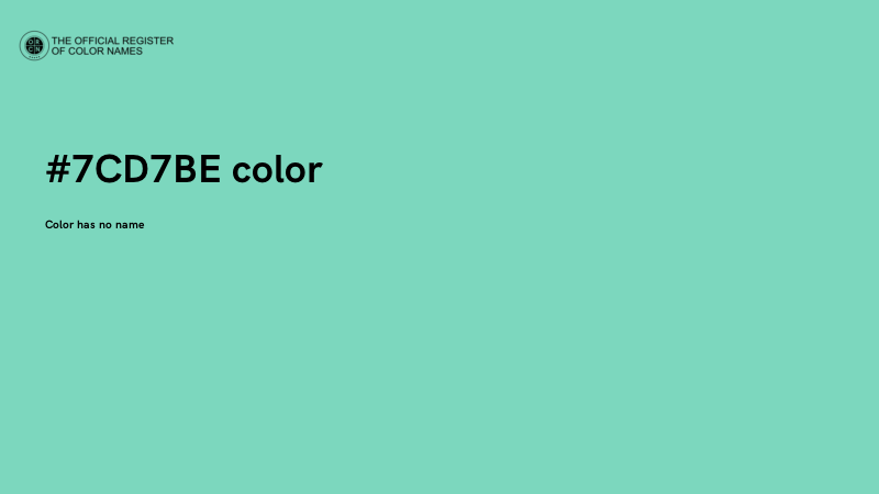#7CD7BE color image