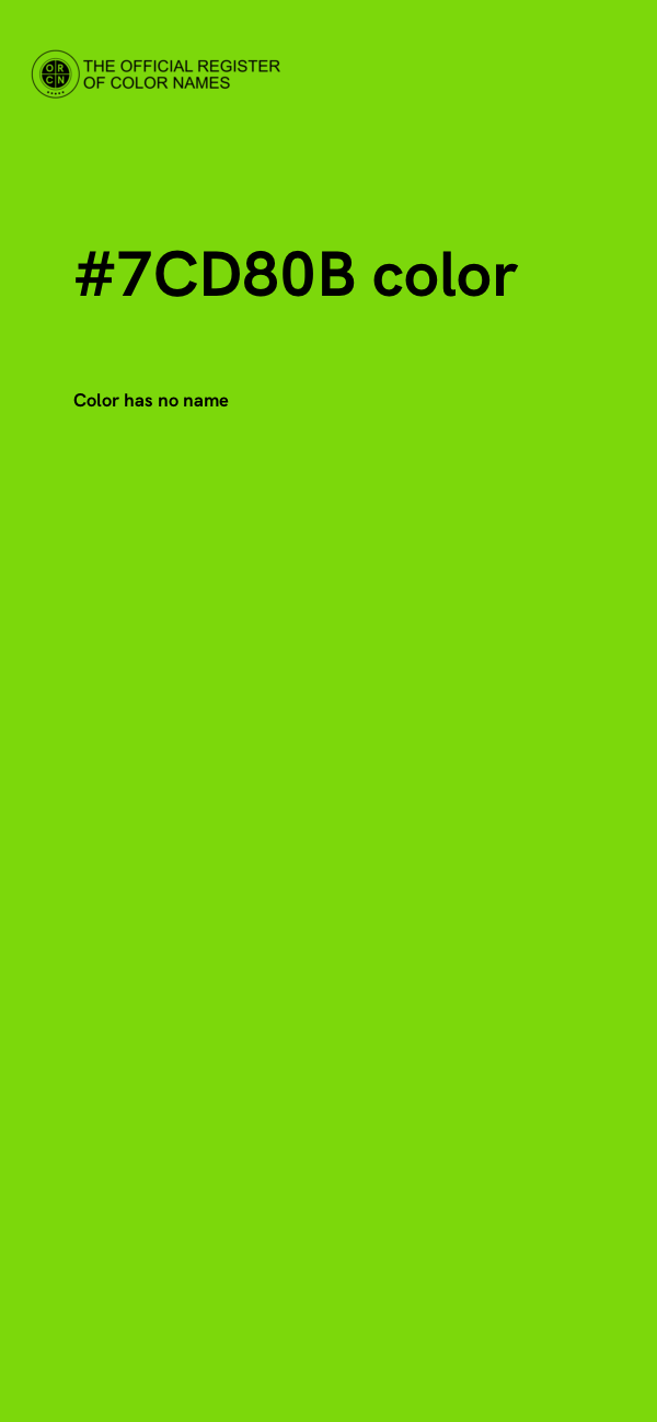 #7CD80B color image